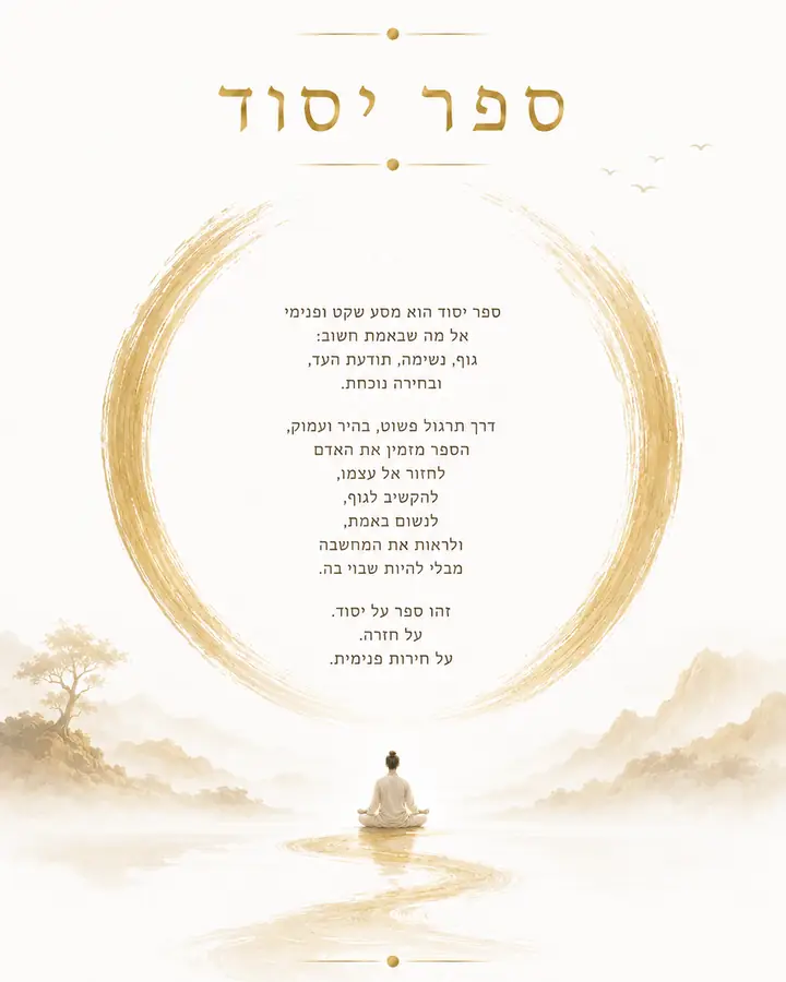 כריכת הספר ספר יסוד מאת נדב טלר