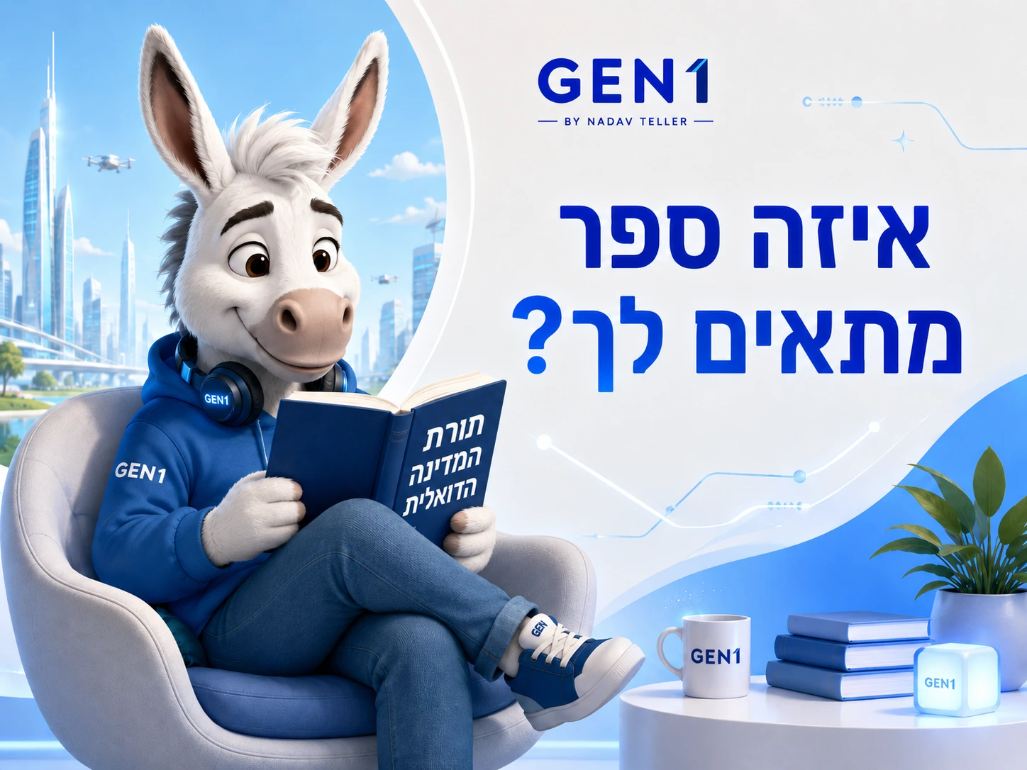 אושר שואל איזה ספר מתאים לך במסלול GEN1