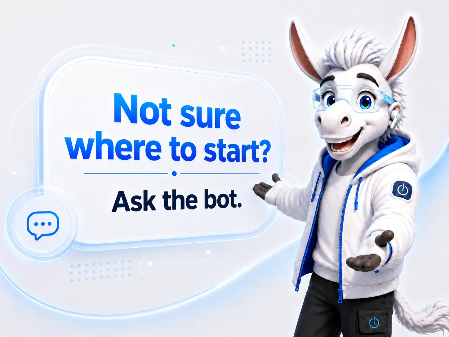 Osher says: not sure where to start? Ask the bot